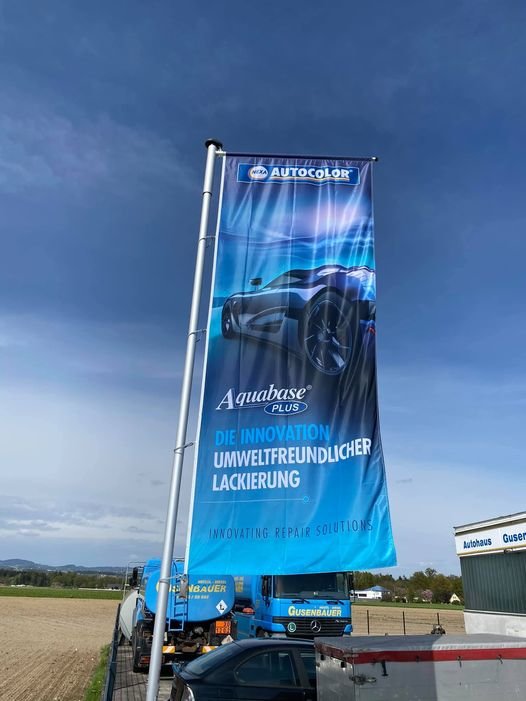 Flagge des Andreas Gusenbauer e.U. KFZ-Meisterbetriebs